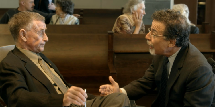 Michael Peterson and David Rudolf in The Staircase (2004)