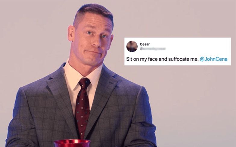 Fans tweeting about John Cena Fans Can’t Get Enough of John Cena’s New Comedy Antics