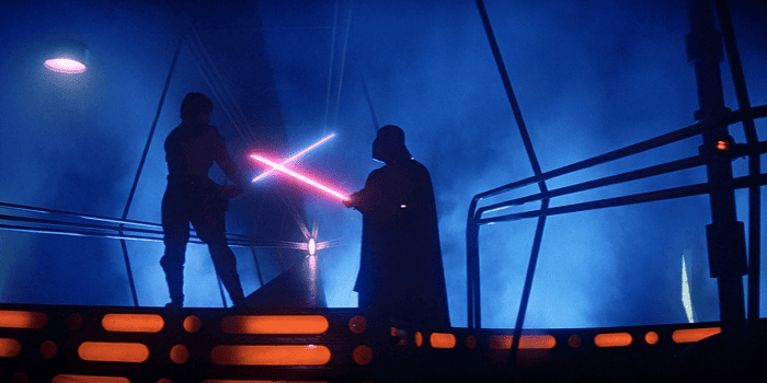 light sabers in Star Wars