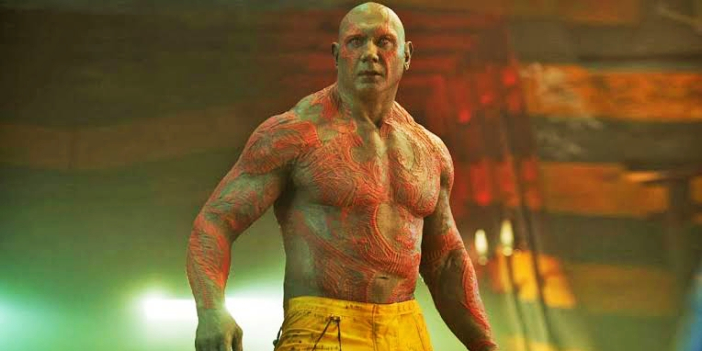 Dave Bautista as Drax the Destroyer in Guardians of the Galaxy