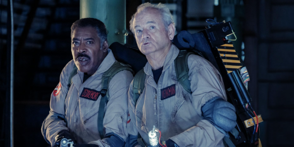 Bill Murray and Ernie Hudson in Ghostbusters: Frozen Empire (2024)