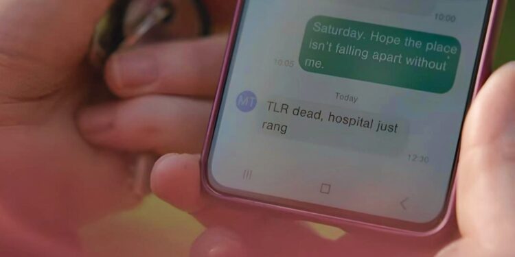 Catherine text message in Happy Valley season 3