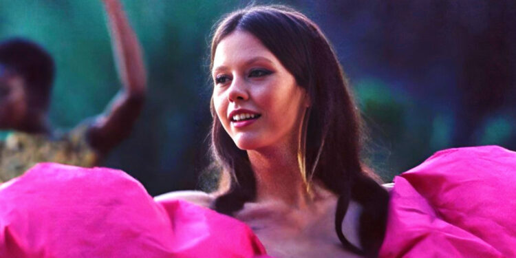 Mia Goth in The Staggering Girl