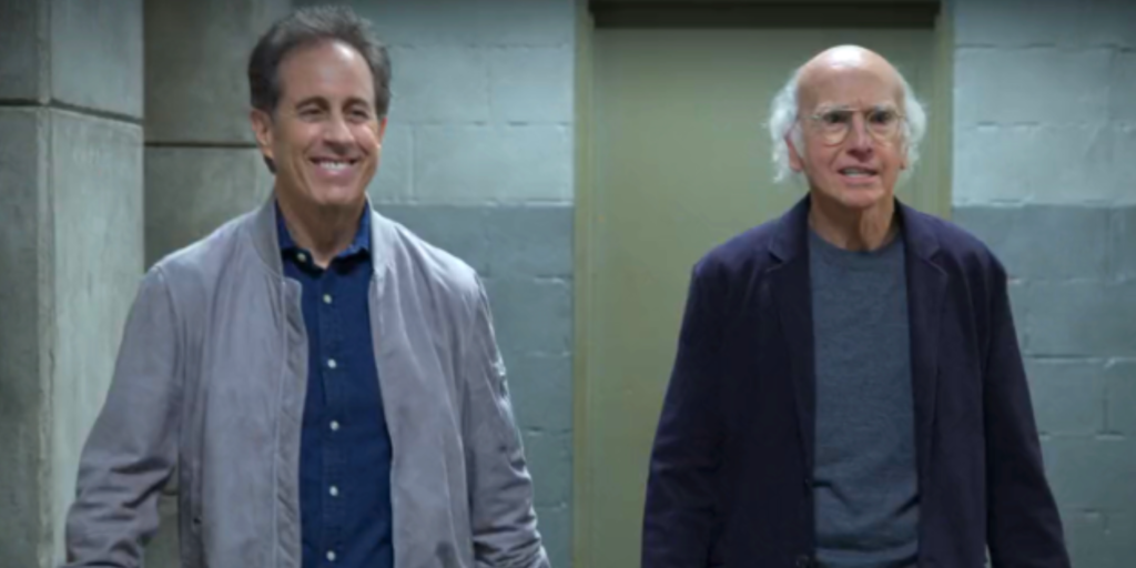 Jerry Seinfeld and Larry David