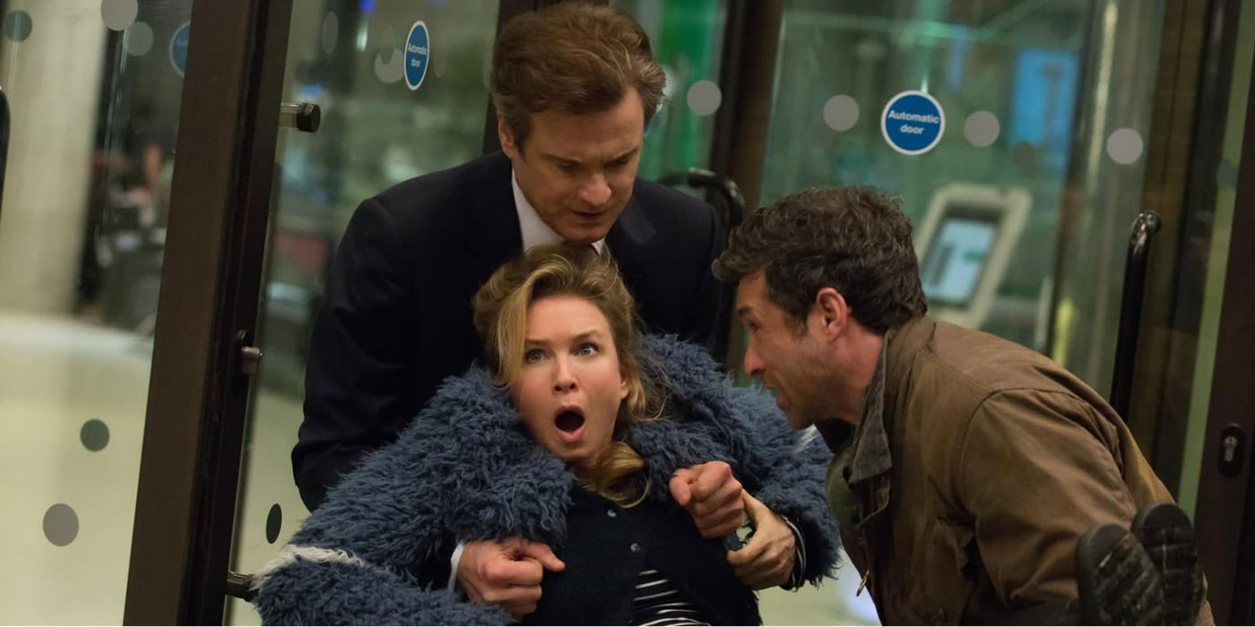 Colin Firth Renee Zellweger and Patrick Dempsey in Bridget Joness Baby 2016