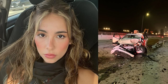 Haley Pullos accident scene