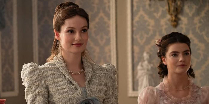 Hannah Dodd and Florence Hunt in Bridgerton Season 3