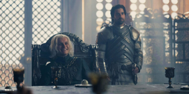 Aegon and Ser Cole in House of the Dragon S2