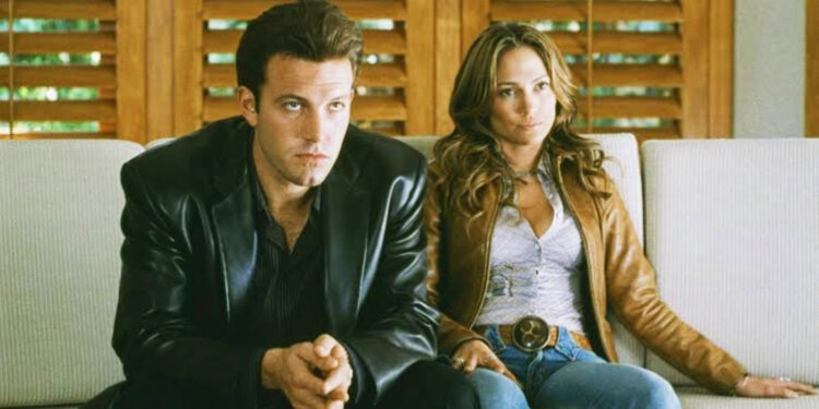 Ben Affleck and Jennifer Lopez in Gigli movie