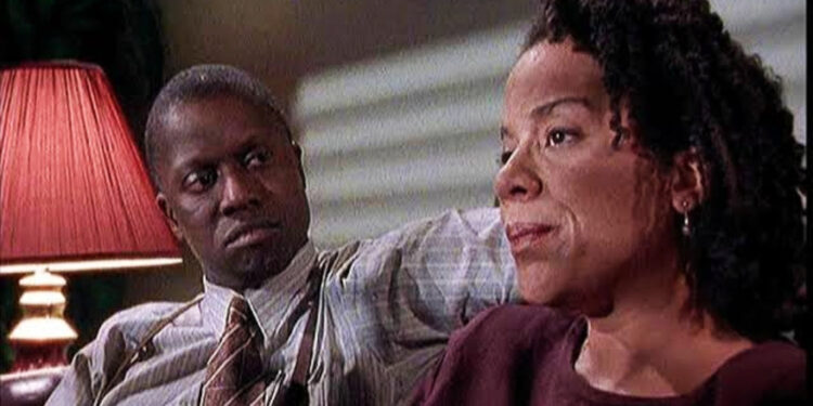 Andre Braugher and wife in Homicide: Life on the Street