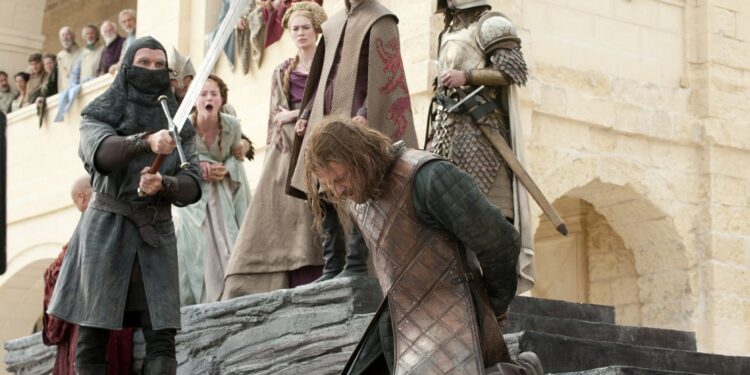 Execution of Ned Stark in Games of Thrones