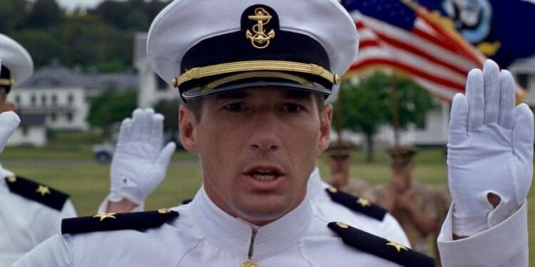 Richard Gere in An Officer and a Gentleman (1982)