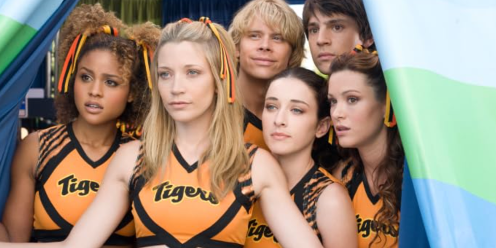 Nicholas D'Agosto, Margo Harshman, Eric Christian Olsen, Hayley Marie Norman, Danneel Ackles, and Sarah Roemer in Fired Up! (2009)