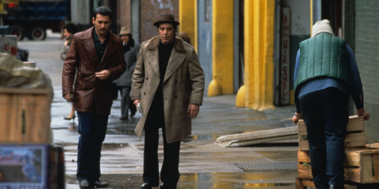 Johnny Depp and Al Pacino in Donnie Brasco (1997)