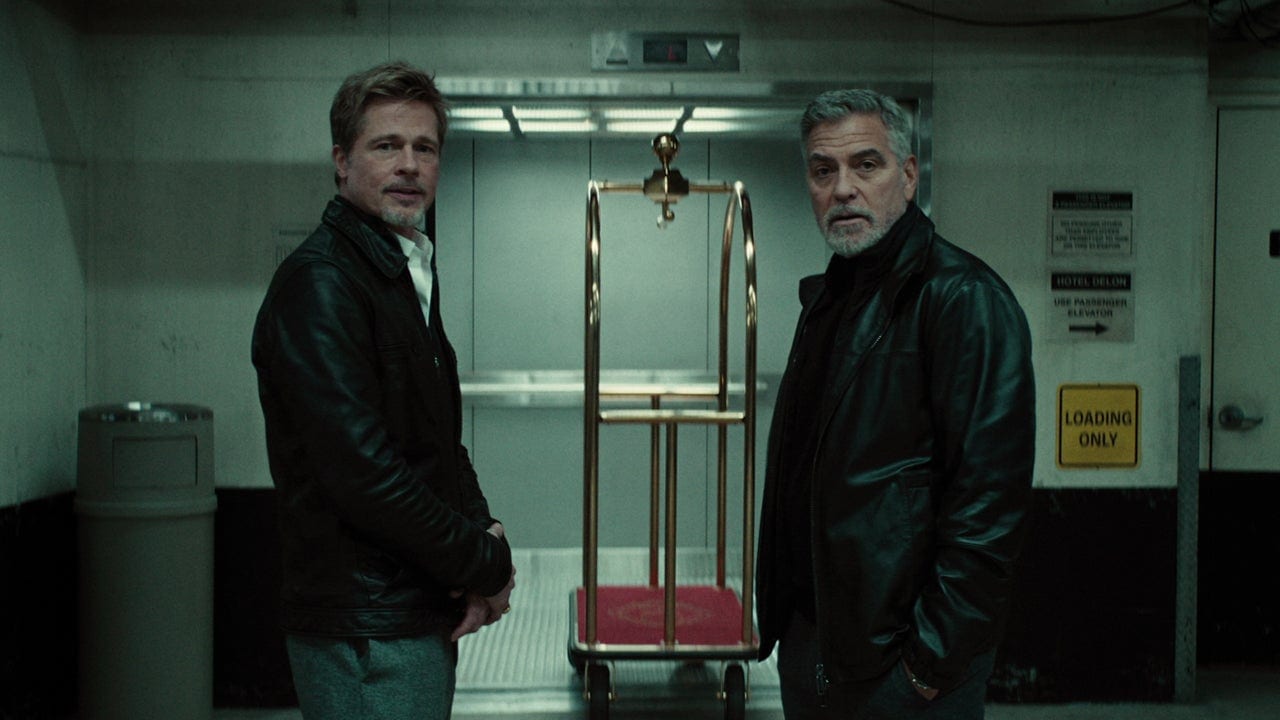 Watch Brad Pitt and George Clooney Reunite in the Trailer for Wolfs