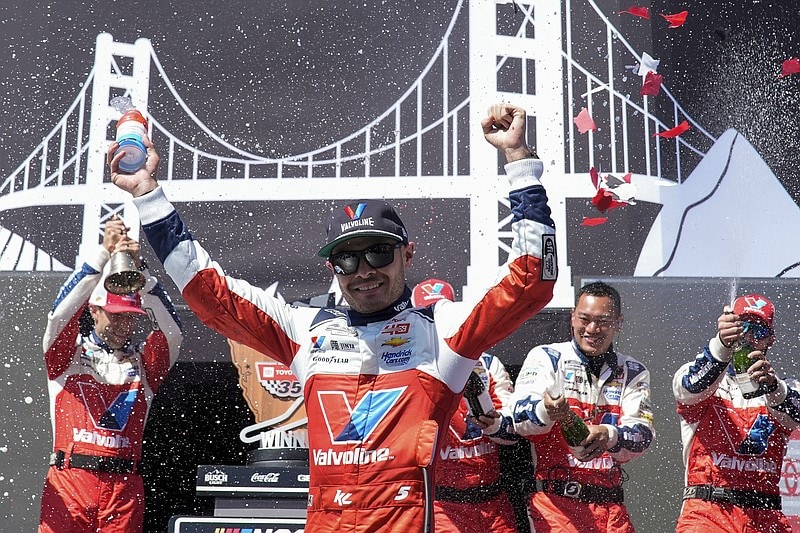 Dramatic Race Result Changes Alter Finishes at Sonoma for Truex, Larson, and Busch