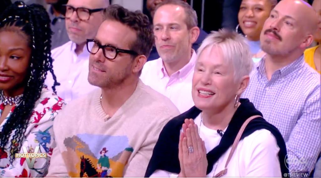Ryan Reynolds Attends The View to Support Mom&#8217;s Favorite Show