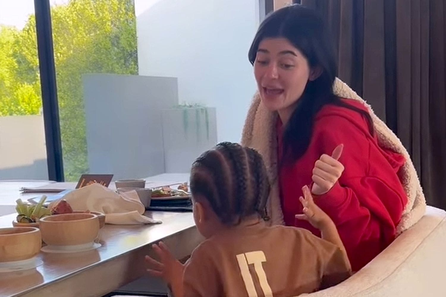 Kylie Jenner Melts Hearts Singing ABCs with Son Aire