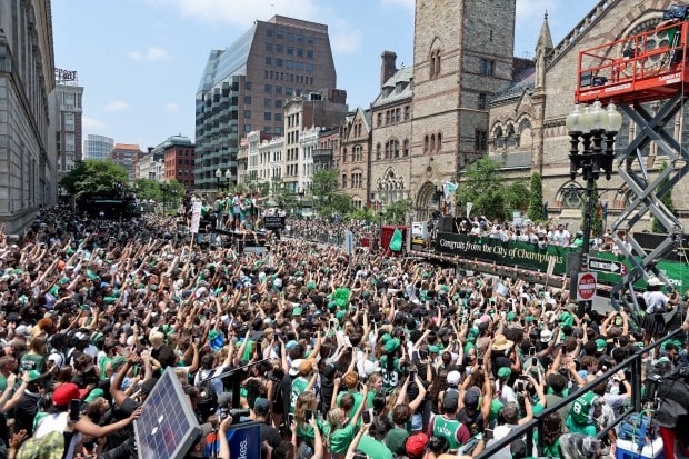 Boston over a Million Strong as Celtics Fans Celebrate Banner 18