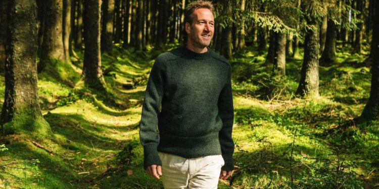Ben Fogle in the forest