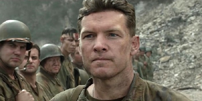 Sam Worthington As Captain Jack Glover in Hacksaw Ridge