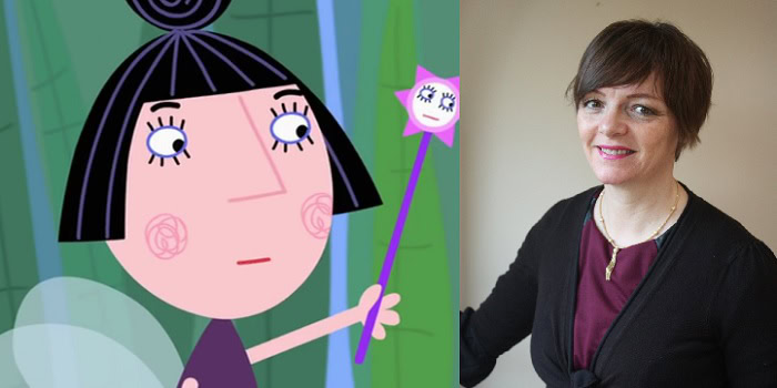 Sarah Ann Kennedy as Nanny Plum in Ben and Holly's Little Kingdom