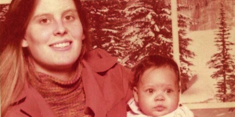 Tara Setmayer as a baby and mother