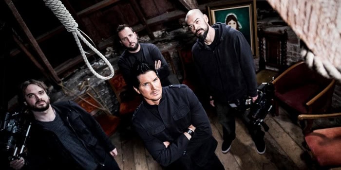 The Ghost Adventures crew in the attic of the Manresa Castle