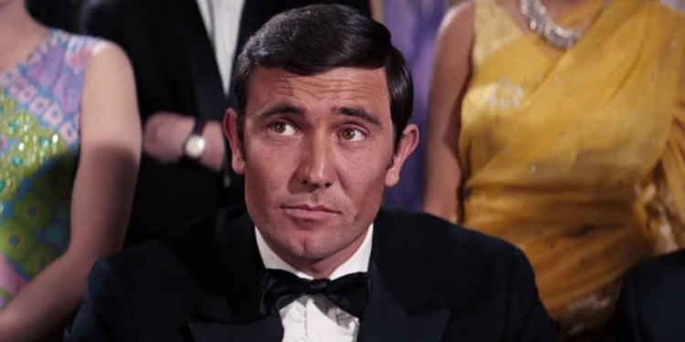 George Lazenby in On Her Majesty's Secret Service (1969)