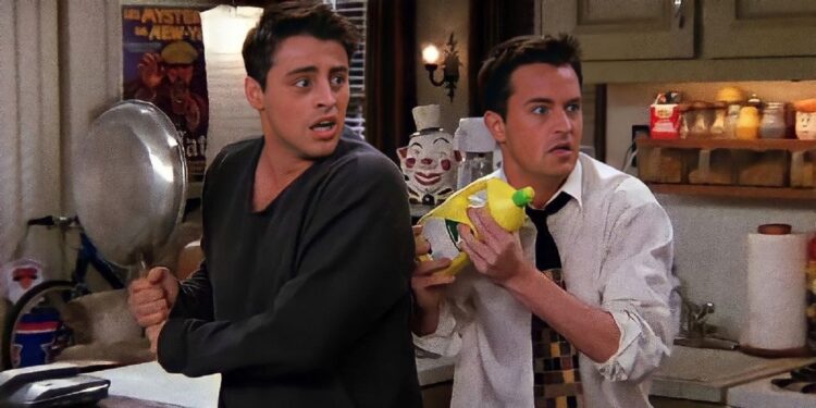 Matt LeBlanc and Matthew Perry in Friends