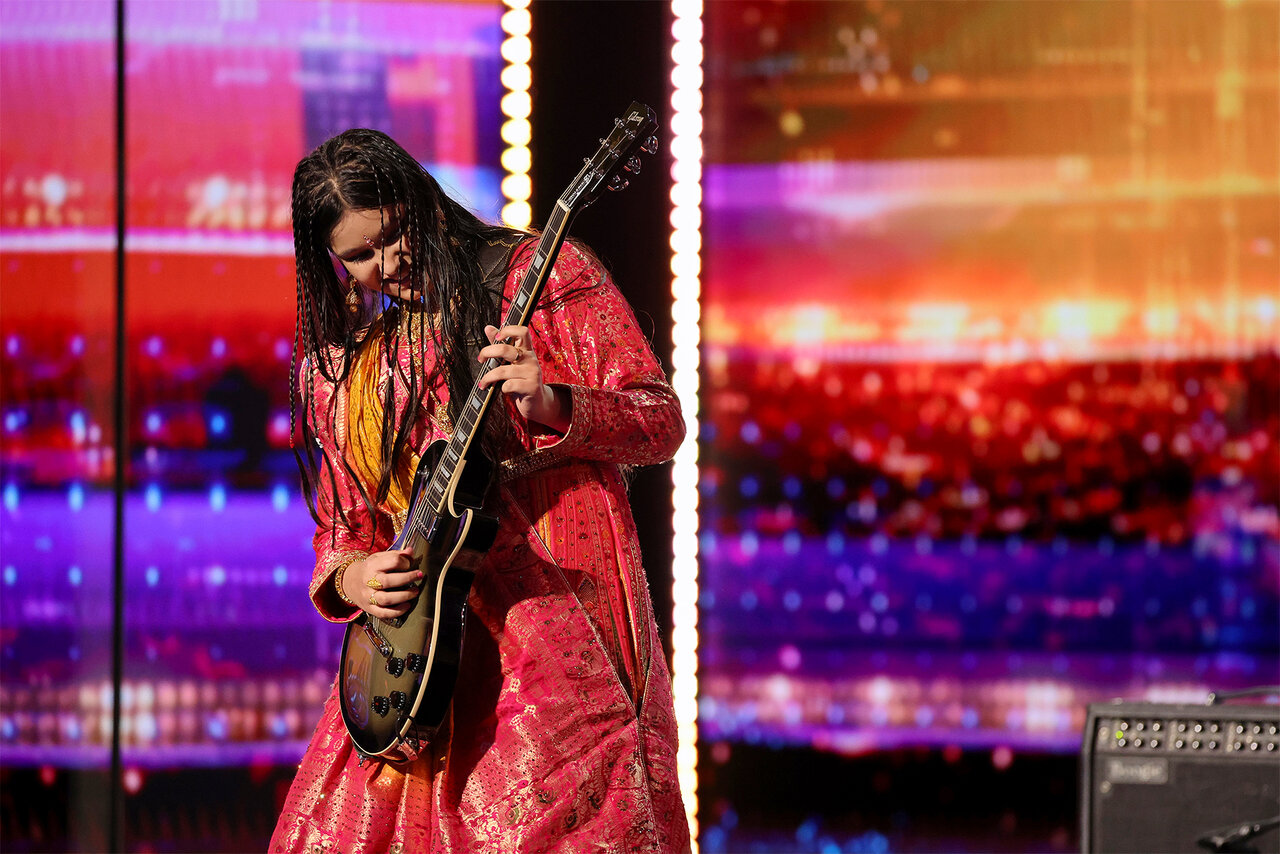 India&#8217;s 10-Year-Old Guitar Prodigy Wows AGT Judges with Rock Anthem