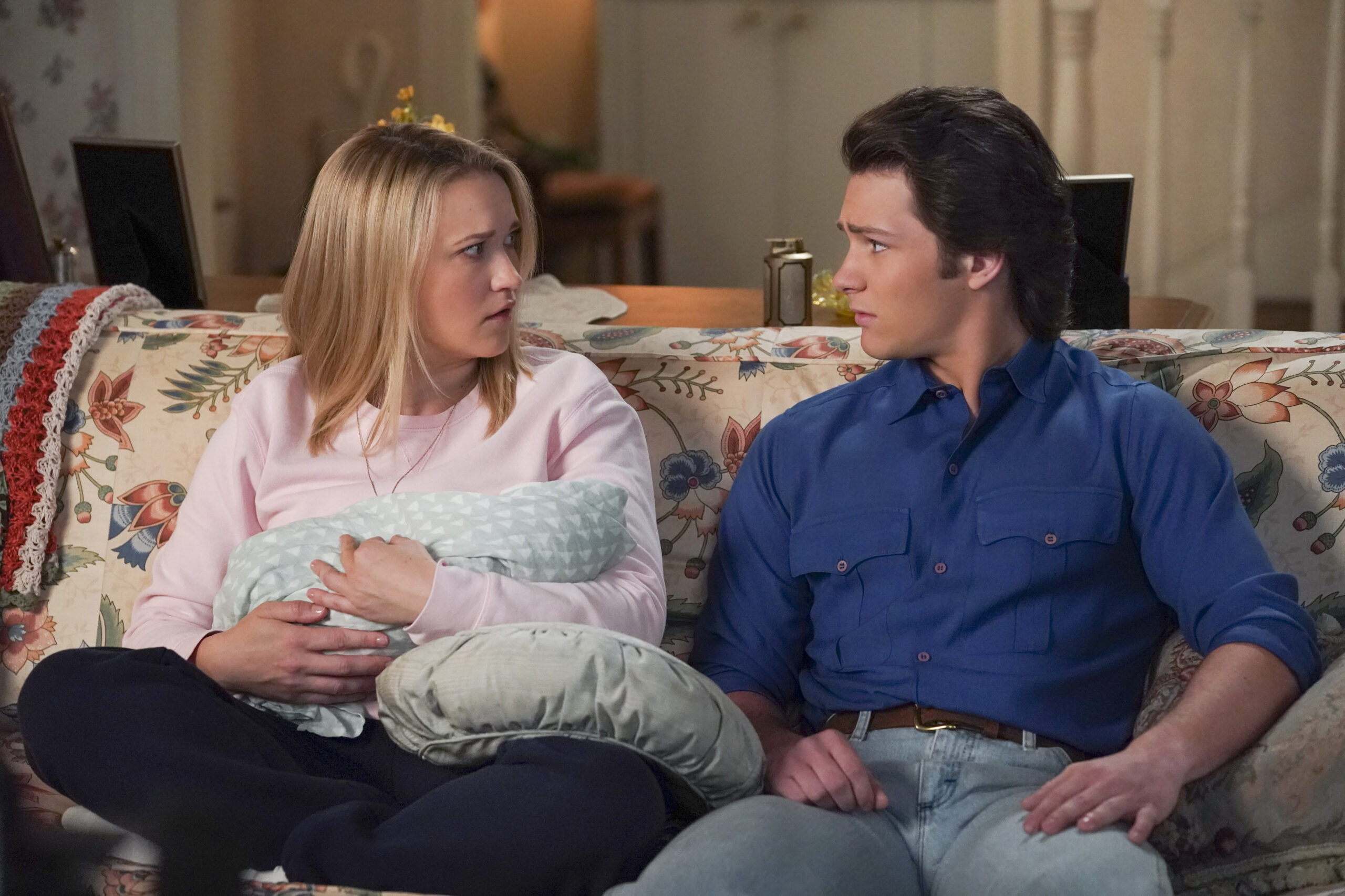 Emily Osment Previews the New Young Sheldon Spinoff Georgie and Mandy&#8217;s First Marriage