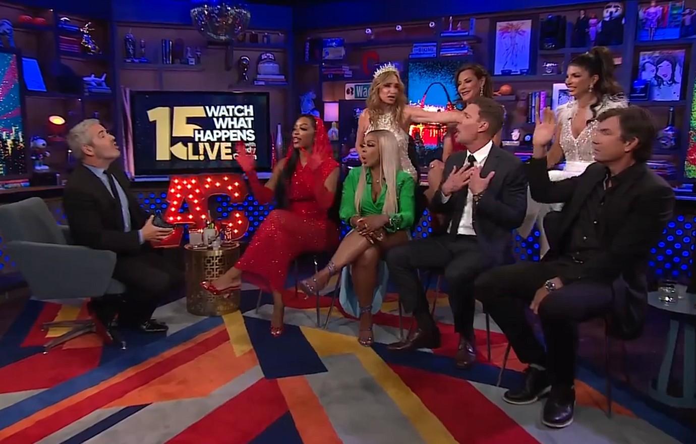 Teresa Giudice Confronts Jeff Lewis on WWHL Anniversary Special