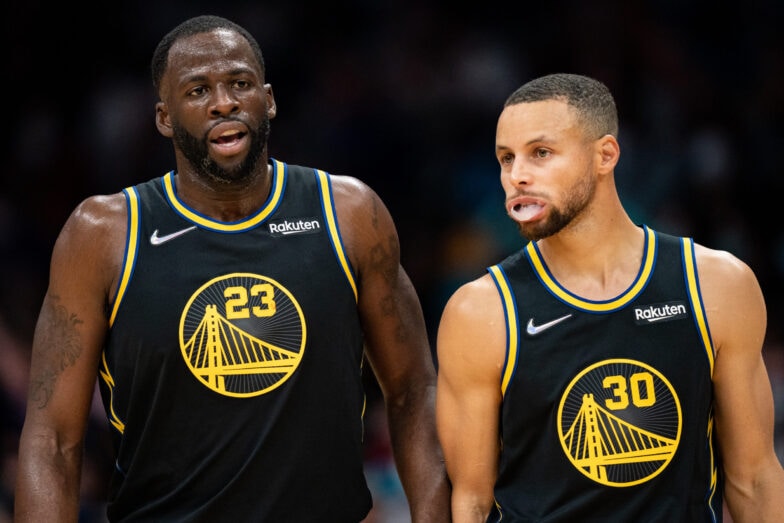 Stephen Curry and Draymond Green Eye Paul George for Golden State Warriors