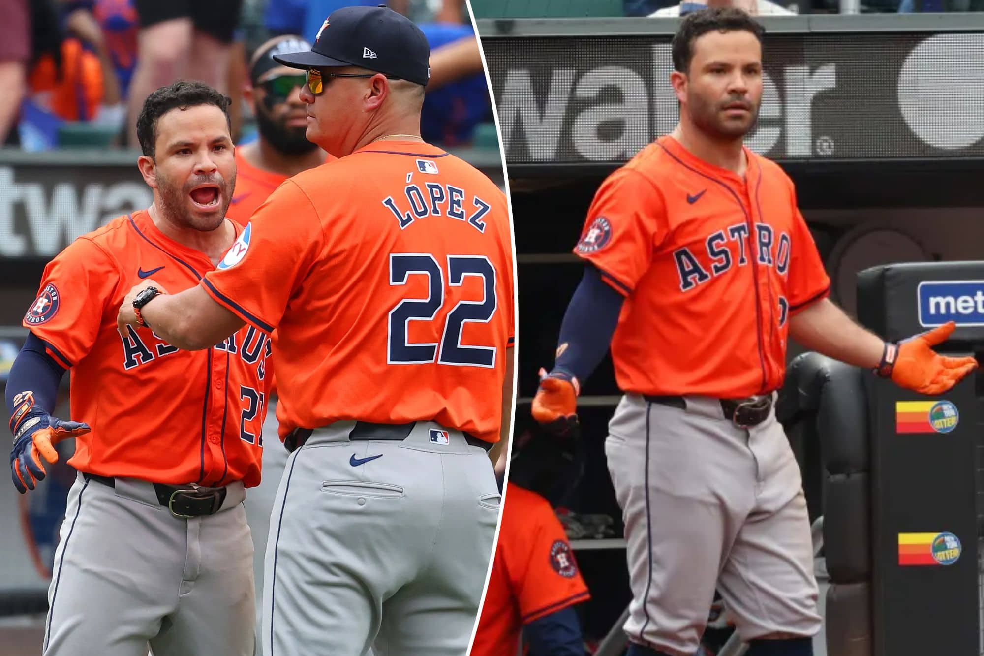 Jose Altuve Ejected After Umpire Missed Call Against Mets
