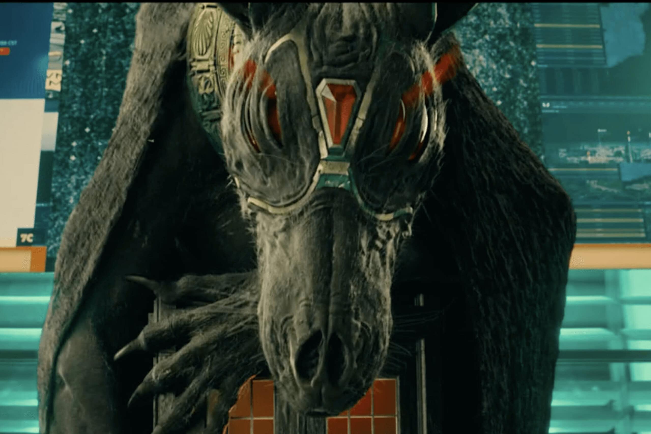 Sutekh villain character wrapped around the TARDIS from Doctor Who Doctor Who Finale Delivers Intense Drama With Sutekh’s Return and Ruby Sunday’s Farewell