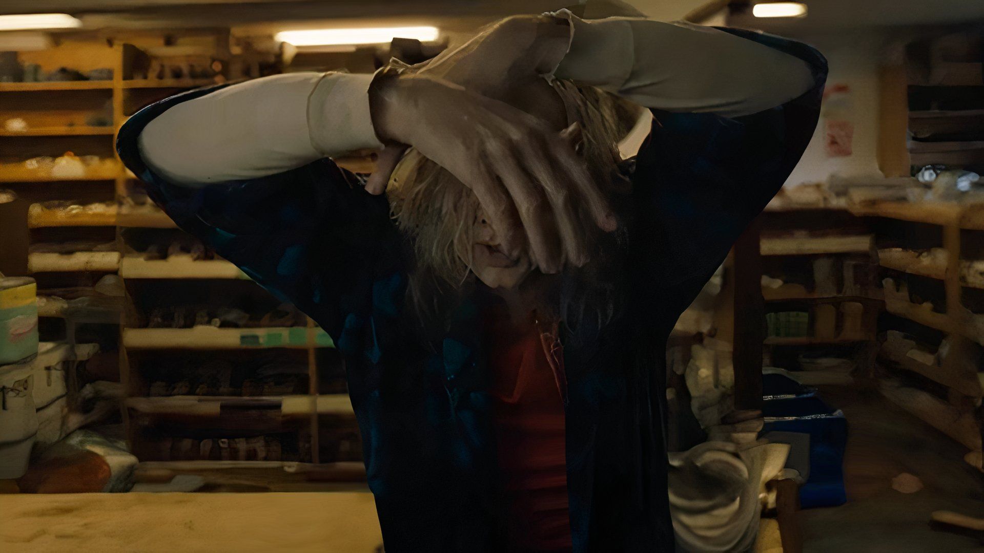 Nicolas Cage in character as the serial killer in Longlegs Nicolas Cage Stars in Disturbing Final Trailer for Longlegs Horror Film