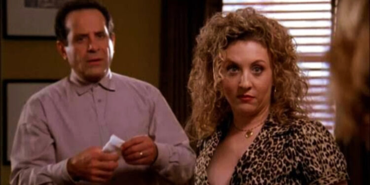 Adrian Monk and Sharona Fleming in Monk