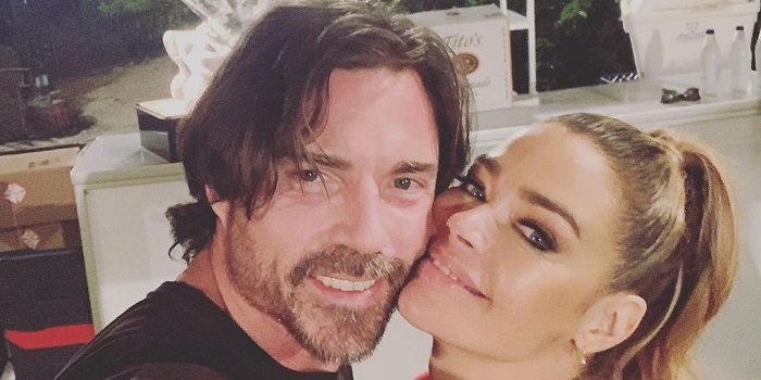 Denise Richards and her second husband Aaron Phypers