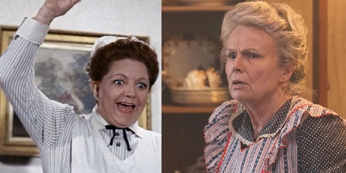 Hermione Baddeley And Julie Walters As Ellen in Mary Poppins and Mary Poppins Returns