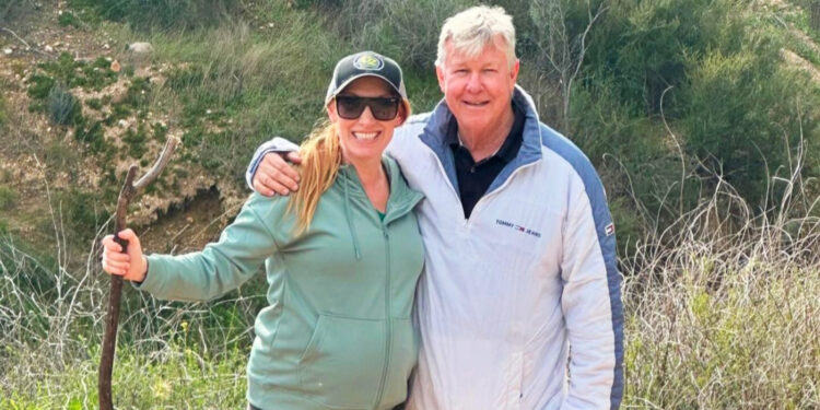 Larry Wilcox and wife