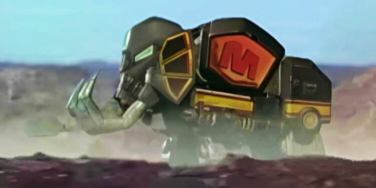 Mastodon Dinozord in MMPR series