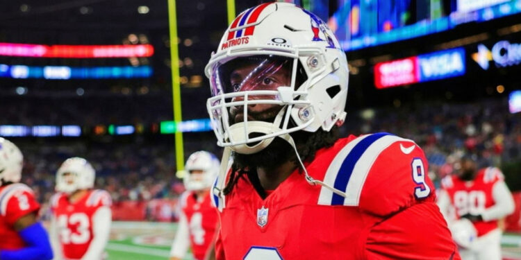 Matthew Judon playing for New England Patriots