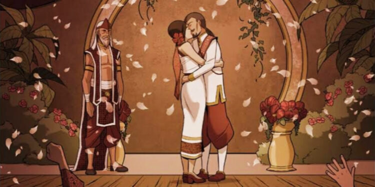 Noren and Noriko wedding in Avatar – The Search