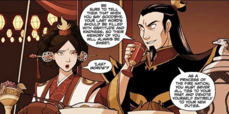 Prince Ozai and Ursa's wedding in Avatar