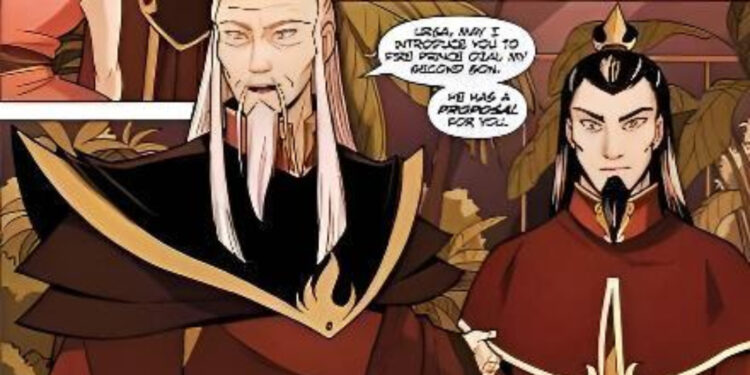 Prince Ozai's proposal to Ursa in Avatar