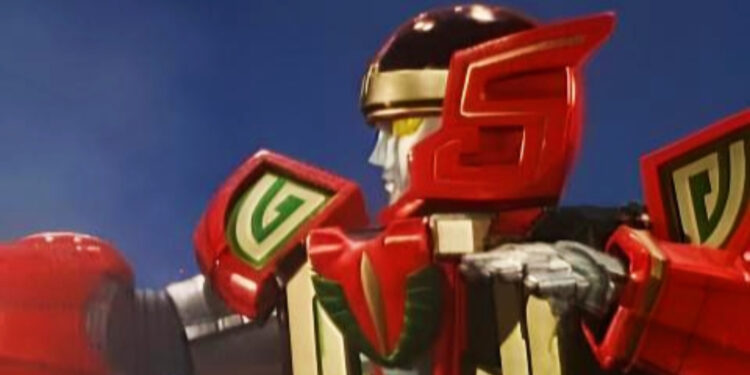 Red Dragon Thunderzord in MMPR series