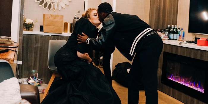 Rich Paul and Adele