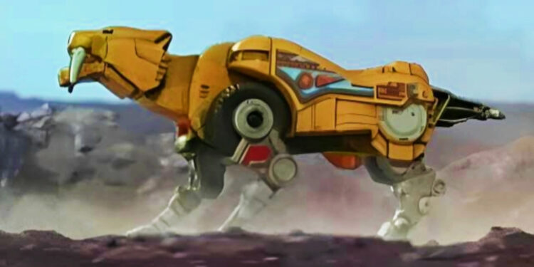 Saber-Tooth Tiger Dinozord in MMPR series