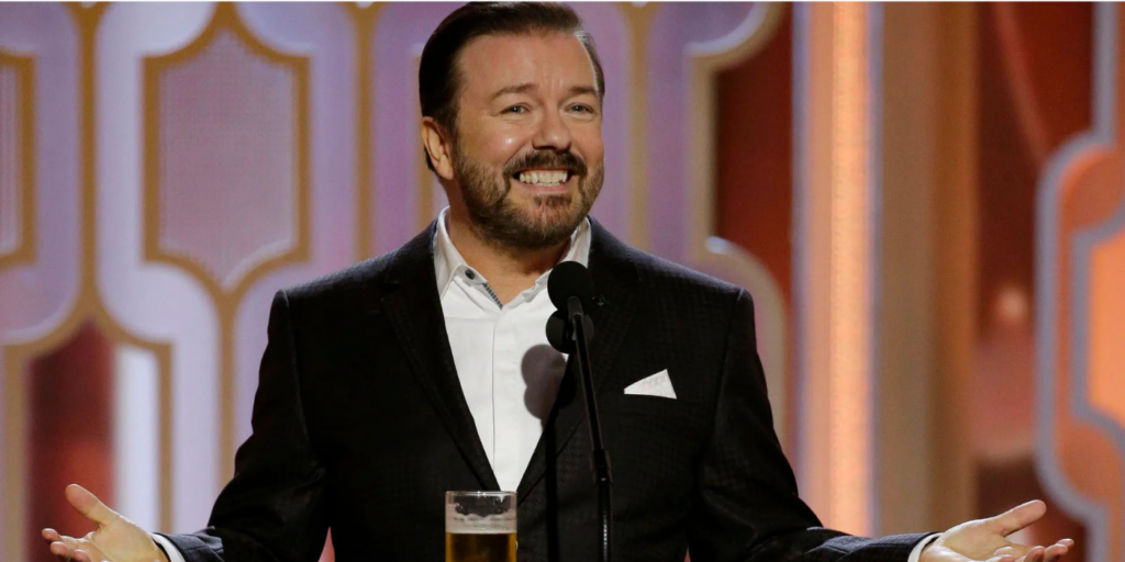 Ricky Gervais Hosting the Golden Globes